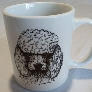 Active USA White Mug with Poodle Design